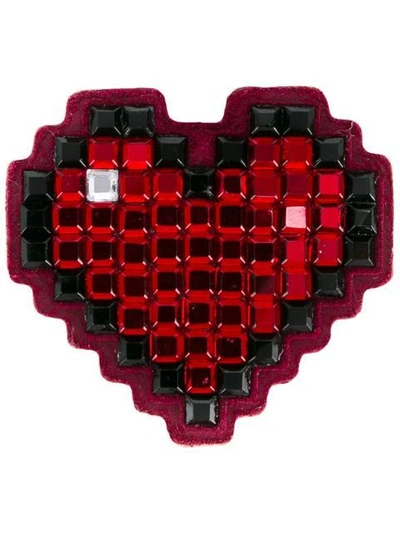 Shop Anya Hindmarch Heart Sticker - Red