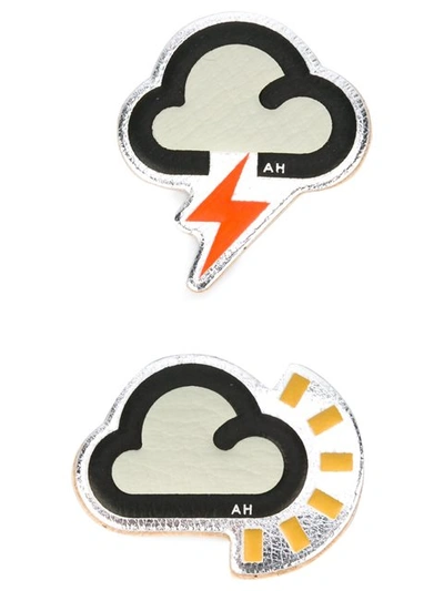 Anya Hindmarch Weather Stickers - Metallic