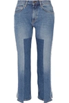 M.I.H JEANS Jeanne cropped frayed straight-leg jeans