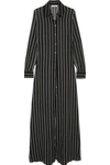 LANVIN Striped silk-chiffon tunic