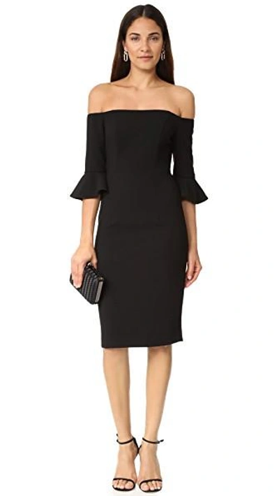 Shop Black Halo Madigan Sheath Dress In Black