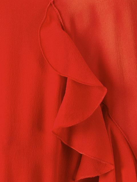 Giambattista Valli Frill Sleeve Gown In Red | ModeSens