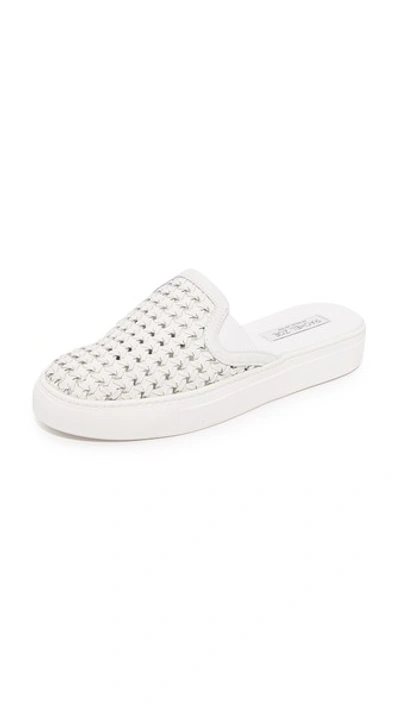 Shop Rachel Zoe Bracker Slide Sneakers In White
