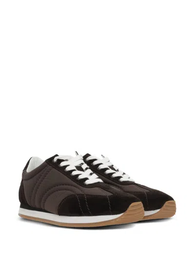 Totême Toteme Recycled Polyester Sneaker In Brown
