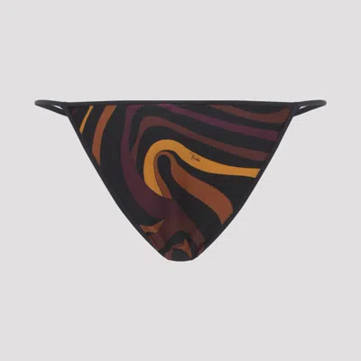 Pucci Printed Bikini Bottom In Multi
