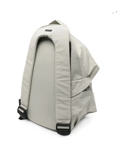 Essentials Logo-patch Backpack In Blue