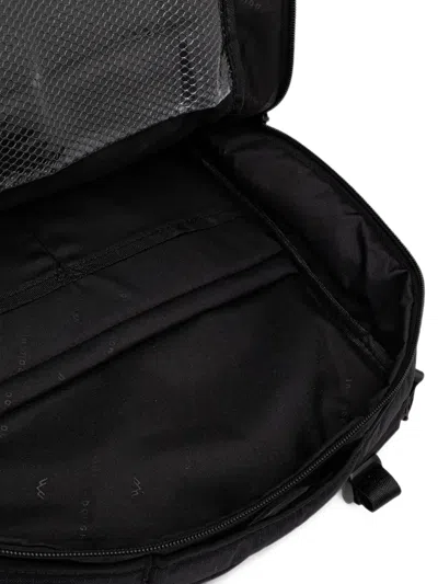 Doughnut Small Roaming Ripstop-texture Buckle-strap Backpack In Black