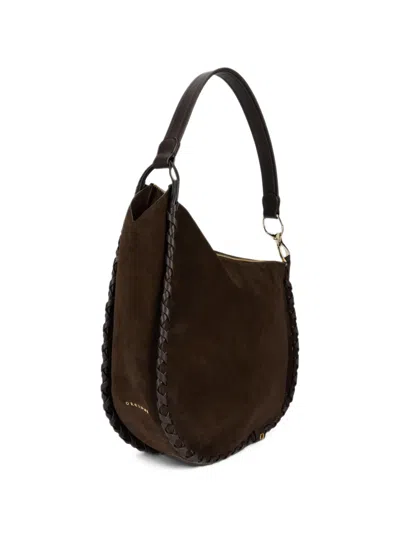 Orciani Medium Chaos Peach Shoulder Bag In Pattern