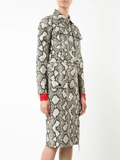 Shop Altuzarra Snake-effect Jacket