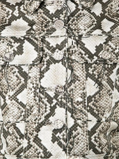 Shop Altuzarra Snake-effect Jacket