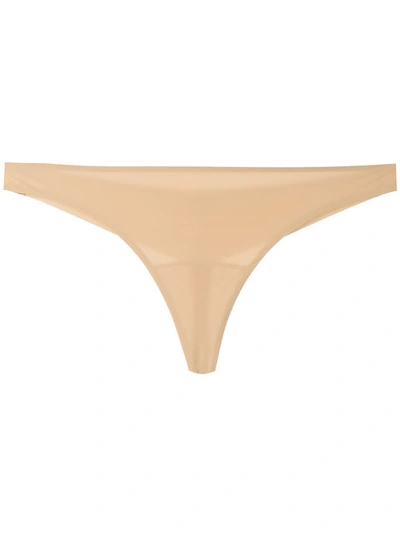 La Perla Simplicity Thong In Neutrals