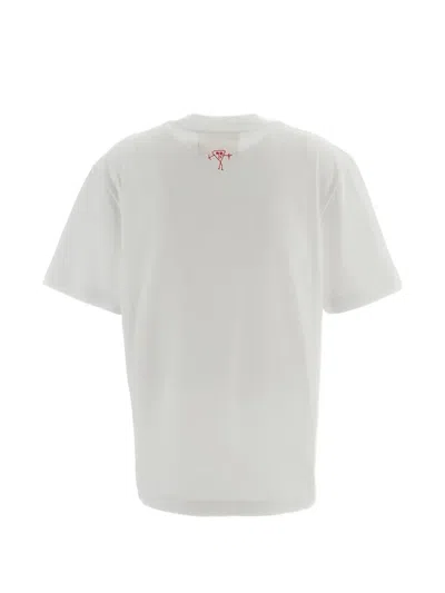 Plan C Graphic-print T-shirt In White