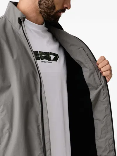 LOGO-PRINT ZIP-UP JACKET