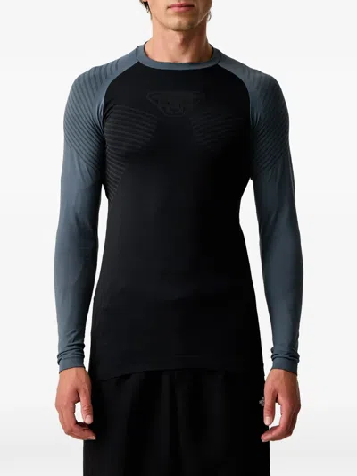 Dynafit Logo-print Raglan-sleeve Base Layer In Multi