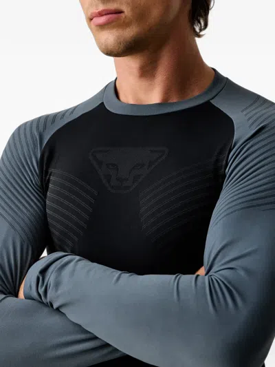 Dynafit Logo-print Raglan-sleeve Base Layer In Multi