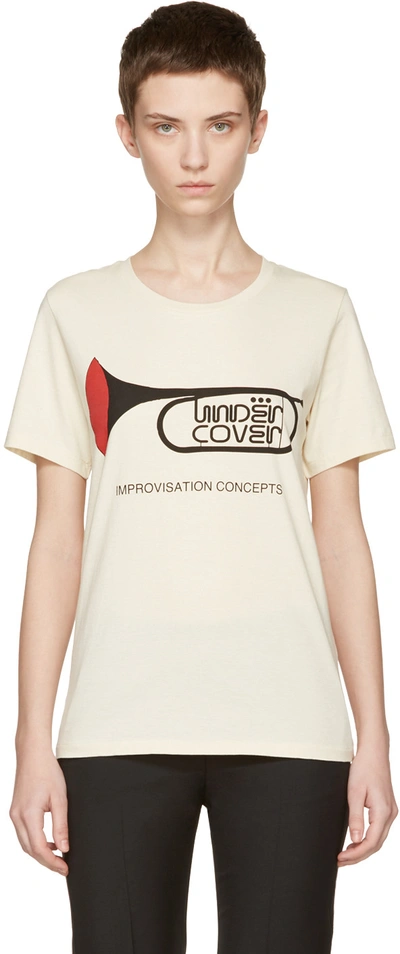 Undercover Ivory 'trompette Improvisation Concepts' T-shirt