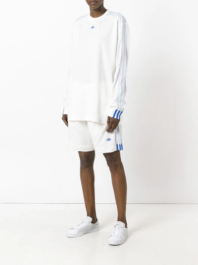 Shop Adidas Originals By Alexander Wang Football Jersey Long Sleeve