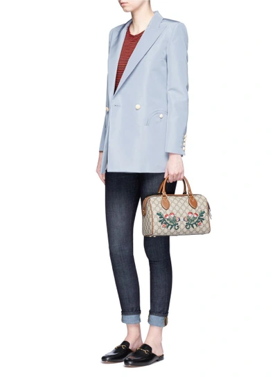 Shop Blazé Milano 'everyday Shamrock Sky' Bamboo Button Silk Blazer