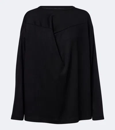 Junya Watanabe Wool Top In Black