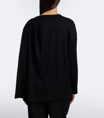 Junya Watanabe Wool Top In Black