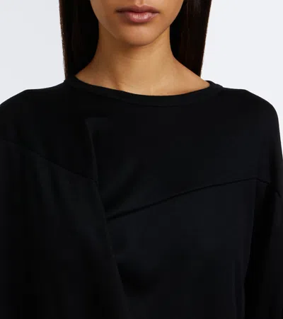 Junya Watanabe Wool Top In Black
