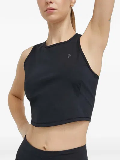Peak Performance Power Cropped Top In Black