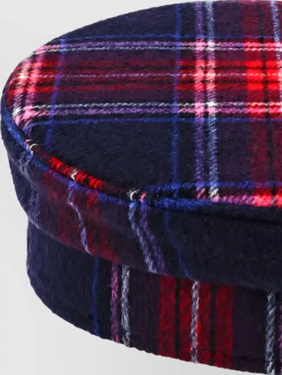 Ruslan Baginskiy Checked Baker Boy Cap In Multi