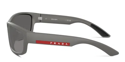 Prada Rectangle-frame Sunglasses In Gray