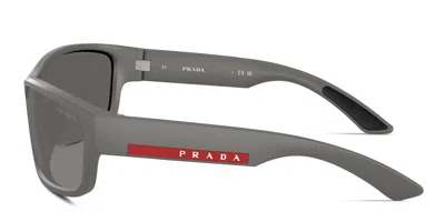 Prada Rectangle-frame Sunglasses In Gray