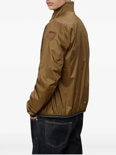 LOGO-PATCH ZIP-UP JACKET