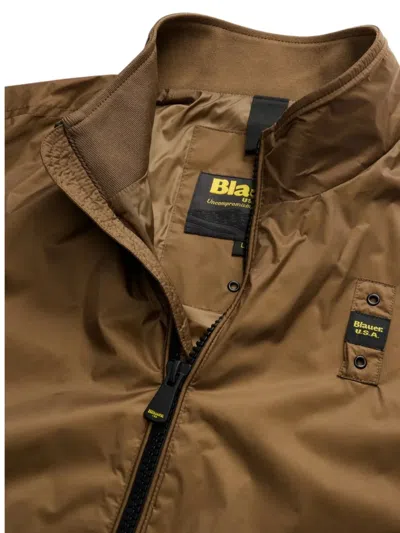 LOGO-PATCH ZIP-UP JACKET