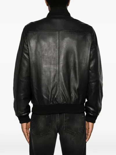 LEATHER FLAP-POCKET JACKET