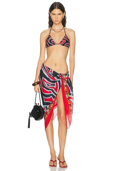Pucci Lycra Bikini Bottom In Multi