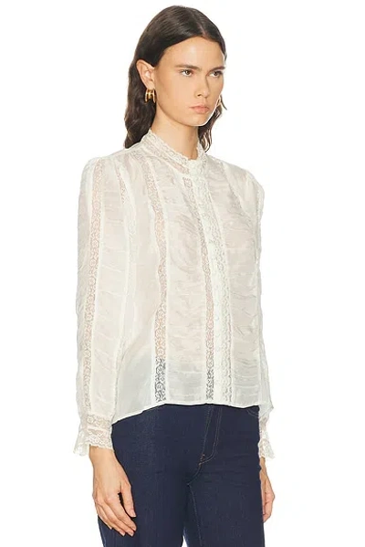 Loveshackfancy Jacque Top In White