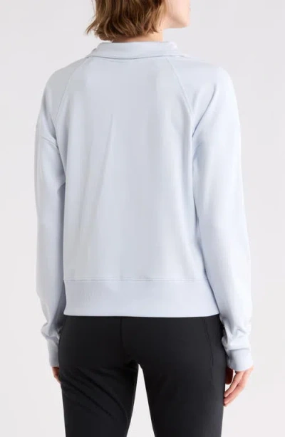Marika Audrie Half-zip Pullover In Metallic