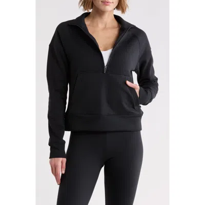 Marika Audrie Half-zip Pullover In Black
