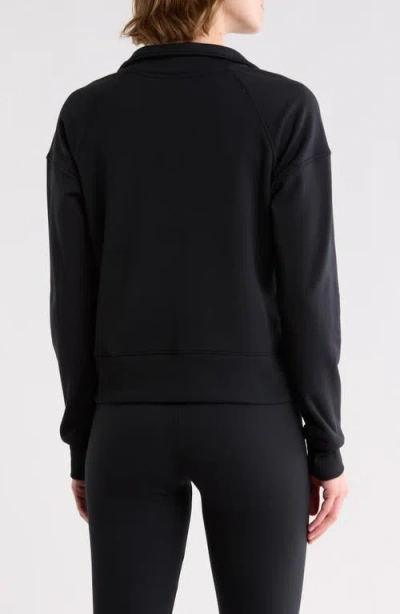Marika Audrie Half-zip Pullover In Black