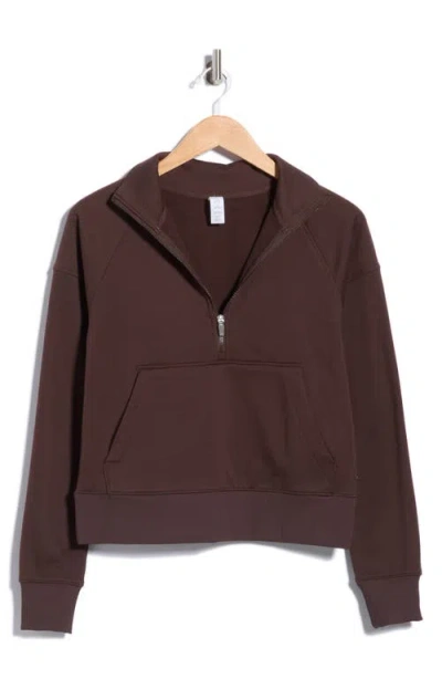 Marika Audrie Half-zip Pullover In Brown