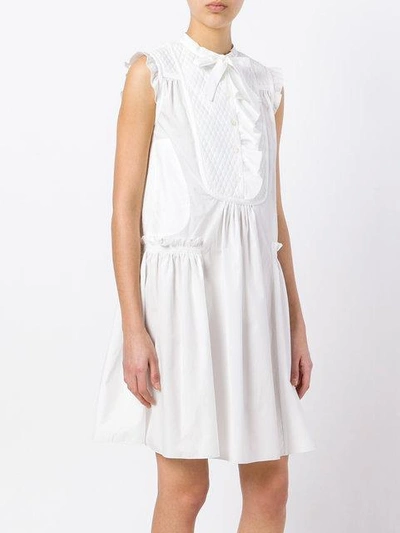 Shop Moncler Sleeveless Poplin Dress