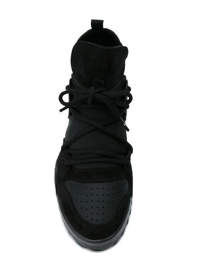 Shop Gucci X Alexander Wang Bball High-top Sneakers In Black