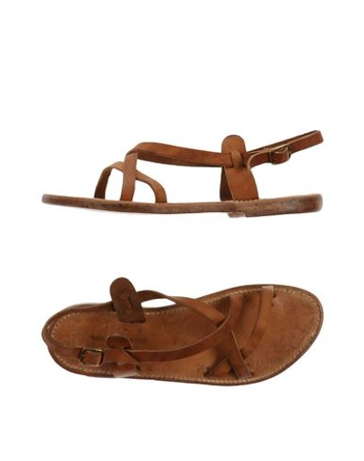 Kjacques Sandals In Tan