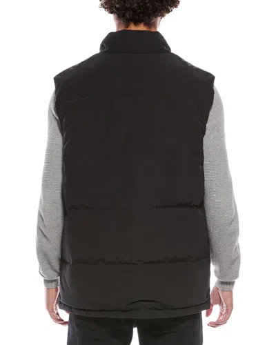 Canada Goose Charcoal Polyester Blend Freestyle Sleeveless Down Jacket In Black