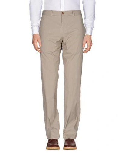Shop Ps By Paul Smith Casual Pants In Sand