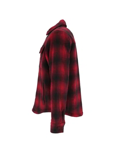 CHECK-PATTERN OVERSHIRT JACKET