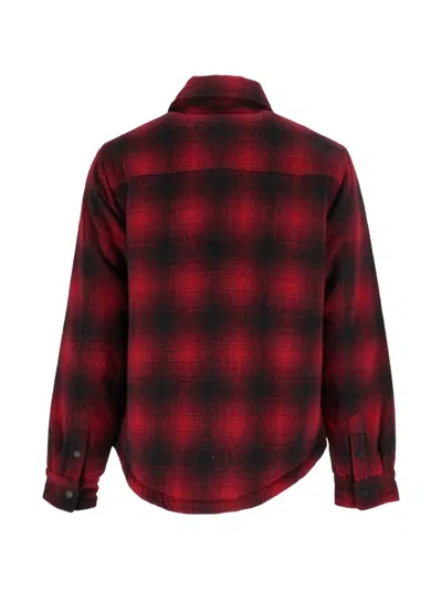 CHECK-PATTERN OVERSHIRT JACKET