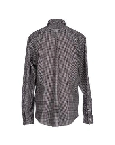 Shop John Varvatos Checked Shirt In Grey