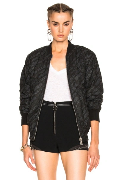 Adidas Originals By Alexander Wang Reversible Bomber Jacket In Black |  ModeSens