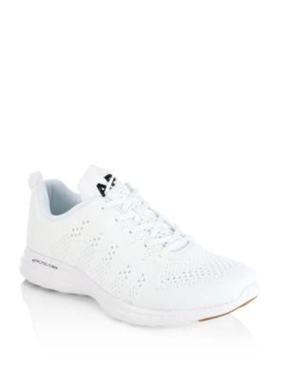 Shop Apl Athletic Propulsion Labs Techloom Pro Trainers In White Black Gum