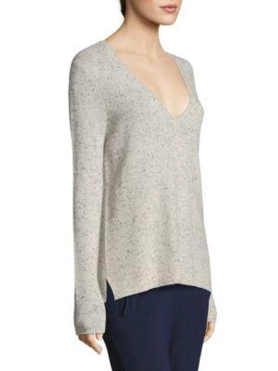 Shop Atm Anthony Thomas Melillo Donegal Marble Cashmere Sweater In Marble Donegal