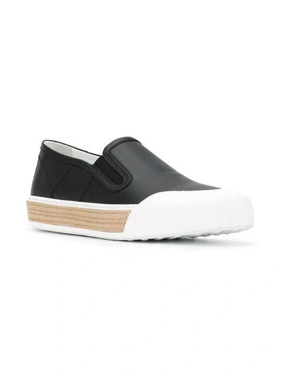 Shop Tod's Slip-on Sneakers - Black
